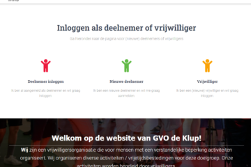 Homepage GVO website